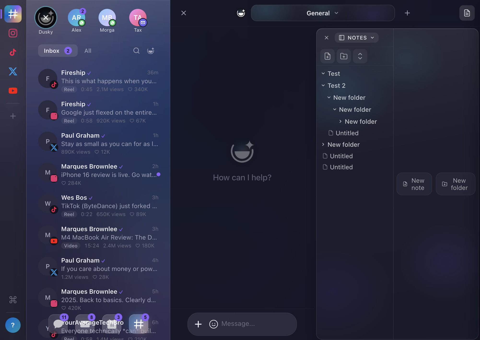 Dusky unified drive